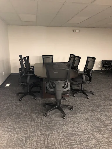Clean commercial conference room